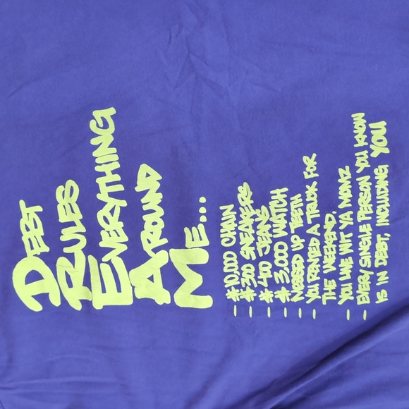 Vintage Scifen Dream Purple double sided graphic T-shirt - Picture 9 of 10